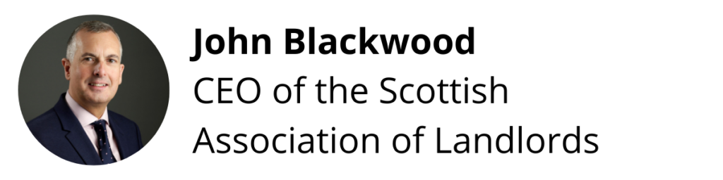John Blackwood, CEO of the Scottish Association of Landlords