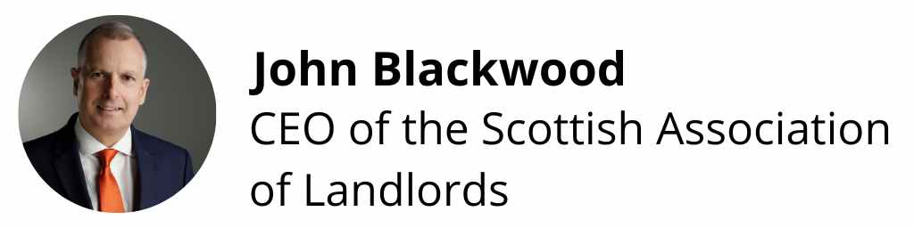 John Blackwood, CEO of the Scottish Association of Landlords